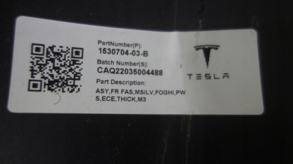Бампер передний перед tesla model 3 с Разборки