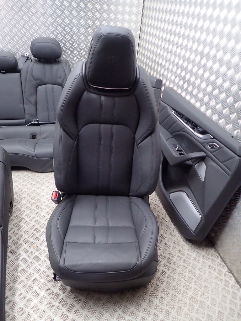 фото №10, Maserati levante сидіння оббивка шкіра обшивки тунель підігрів вентильовані n16