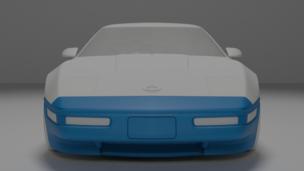 фото №1, Chevrolet corvette c4 бампер передний