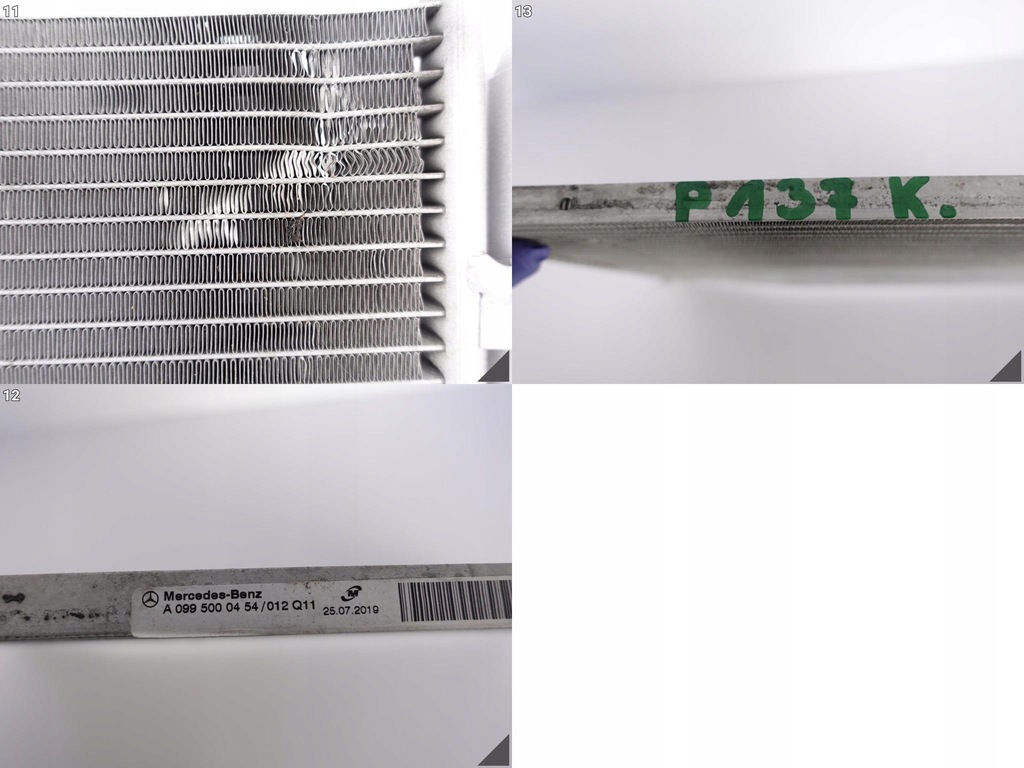 фото №12, Mercedes glc x253 w222 w213 c238 радиатор кондиционер