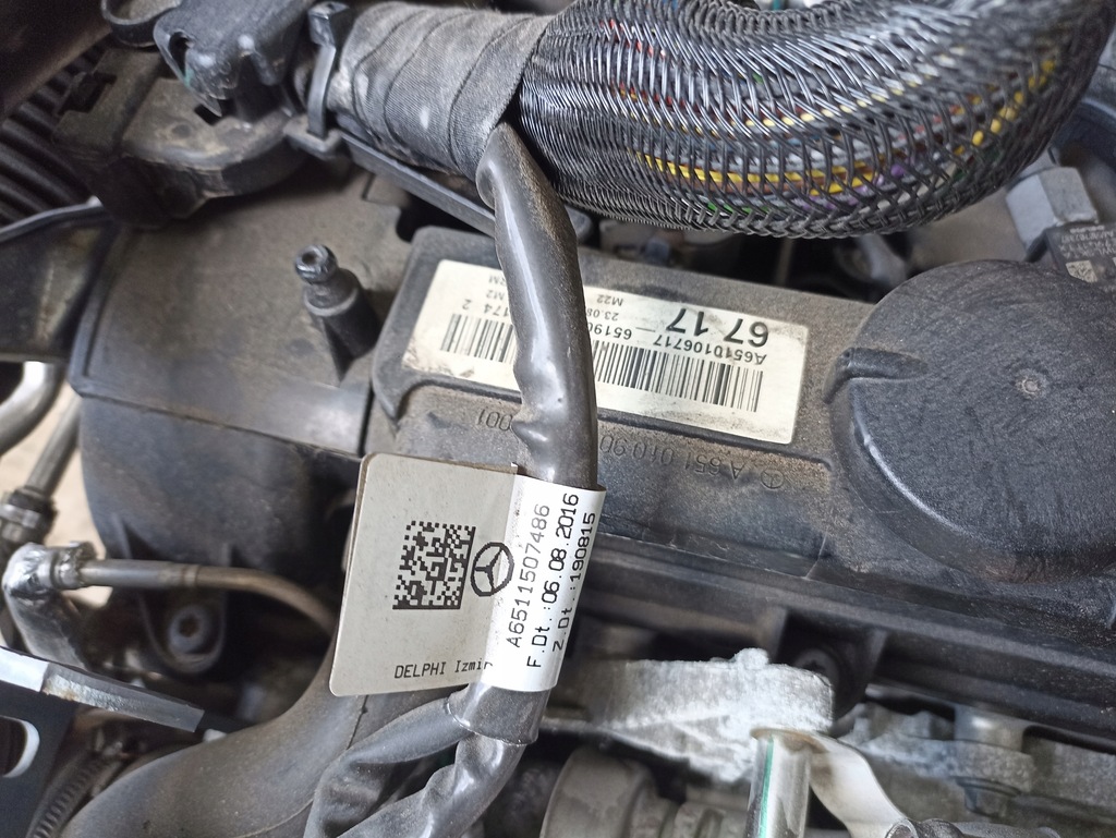 фото №9, Двигатель kompletny 651930 mercedes w156 gla w117 cla w176 2.2 cdi