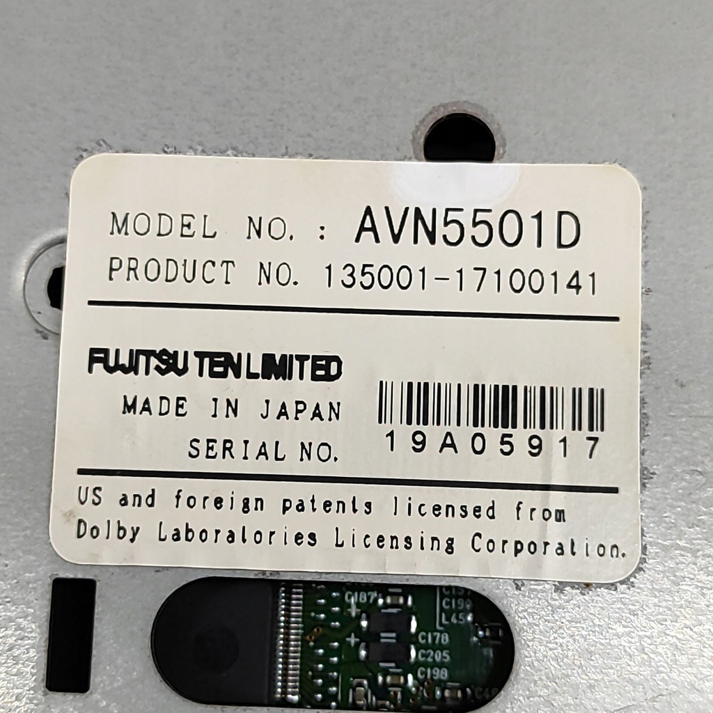 фото №6, Toyota hiace h50, h60, h70 2001 панель / радиопроигрыватель cd/dvd/gps