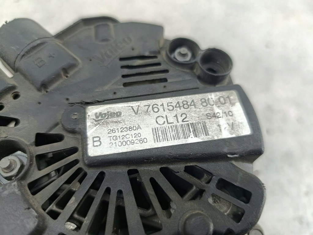 Купить Генератор peugeot 207 v761548480 2612380a tg12c120 210009260 1.6 thp