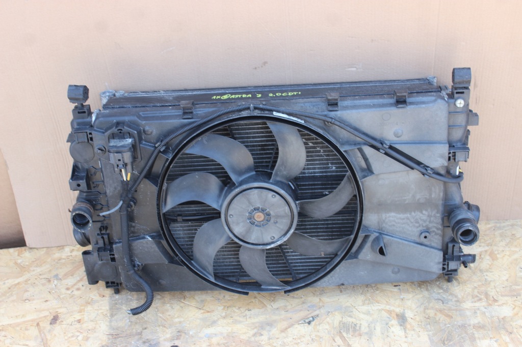 фото №1, Радіатор вентилятор комплект astra j 09r- 2.0 cdti
