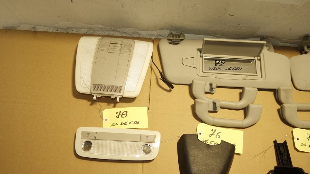 фото №1, Дзеркало лампа ручка стельовий mercedes w204