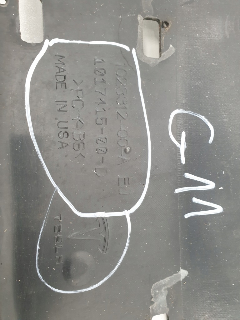 Tesla s 12-16 решітка радіатора решітка радіатора радіатора 1023312-00-a Оригінал