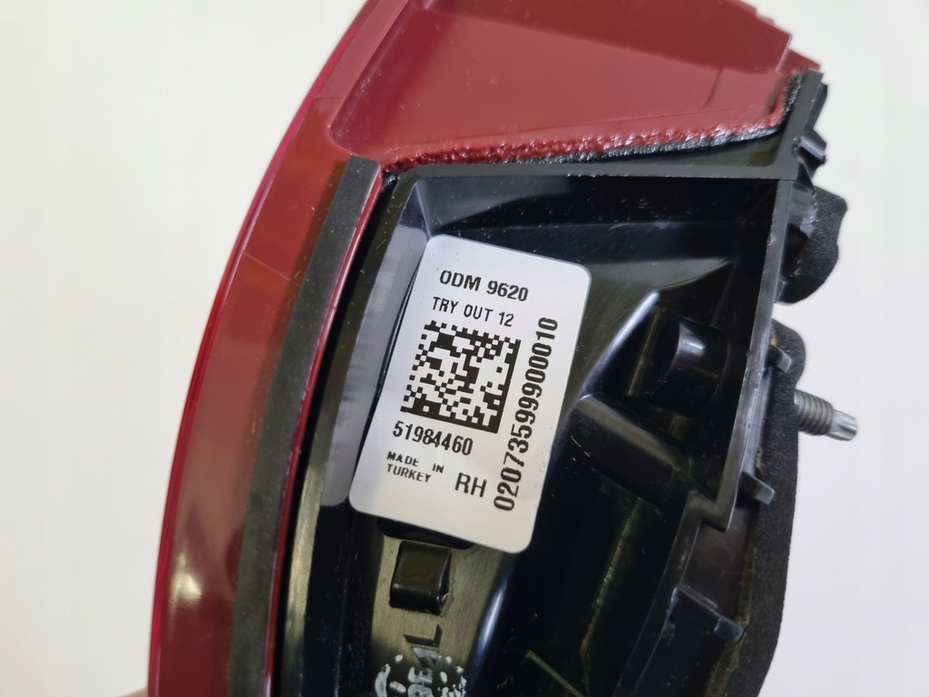 фото №10, Fiat tipo ii sedan лампа правая задняя w крышка 51984460