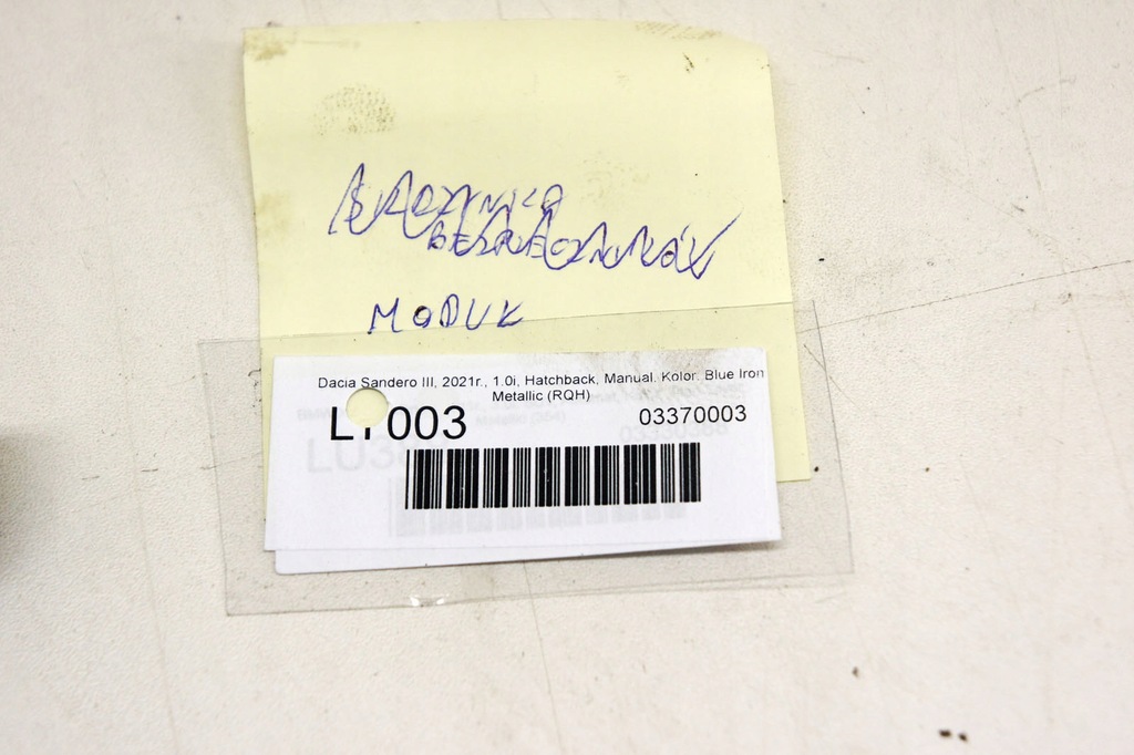 фото №6, Ly003 dacia sandero iii 1.0i бортовий комп'ютер двигуна