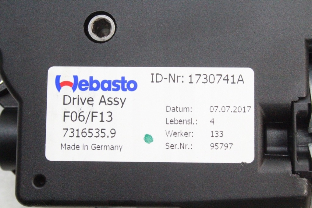 фото №7, Моторчик люк bmw 6 gran coupe f06 7316535 3.0l бензиновый 235kw