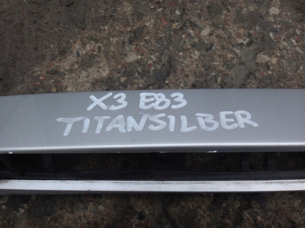 фото №8, Накладка крышки багажника bmw x3 e83 titansilber