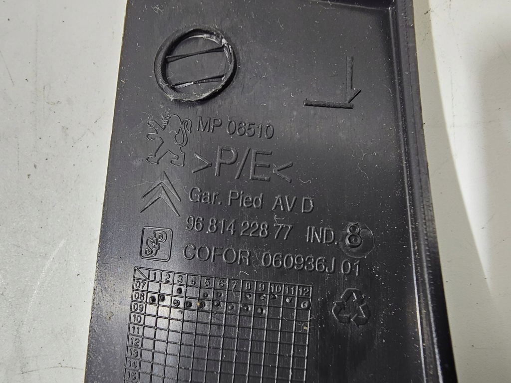 фото №5, Защита стойка порог правая berlingo iii #2477