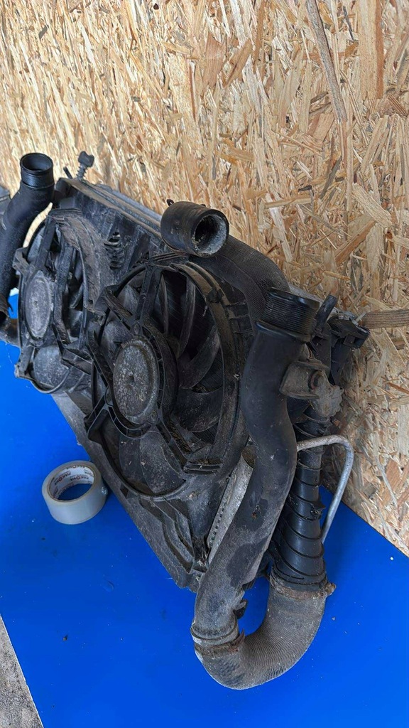 фото №5, Радіатор комплект радіатор saab 93 9-3 2.2 tid механічна коробка передач вентилятор d223l