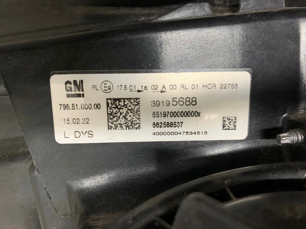 фото №9, Лампа передняя левая opel astra k lift full led