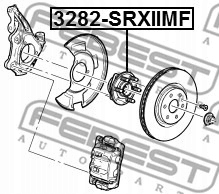 фото №2, Ступиця підшипник колеса перед do cadillac srx