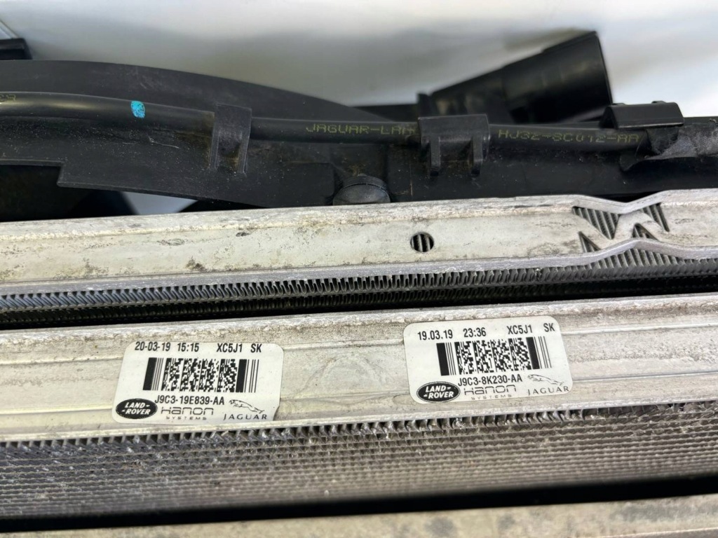 Купить Комплект радиатор jaguar e-pace 2020 j9c319710aa