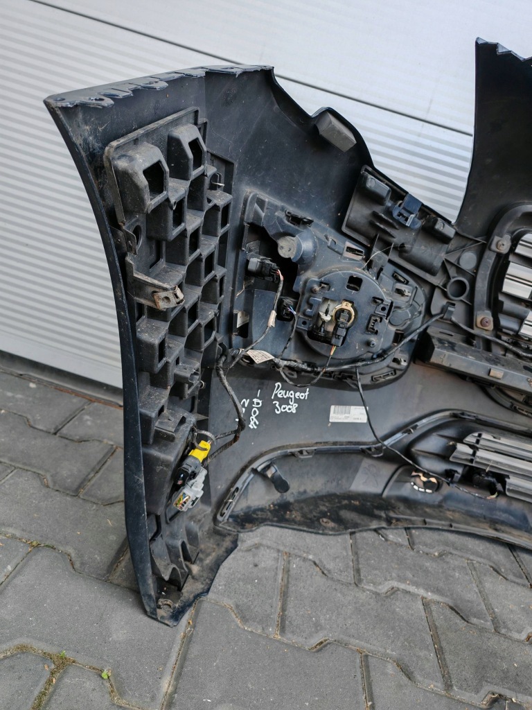 фото №15, Peugeot 3008 i lift pdc бампер передній перед kompletny