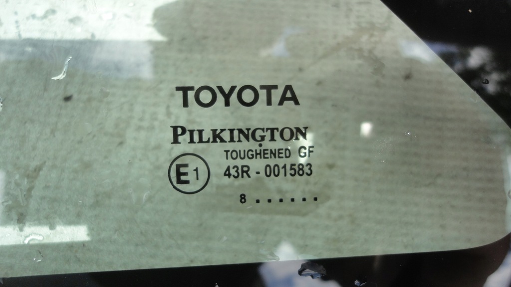 фото №8, Toyota auris ii kombi стекло левая задняя хром 2012-