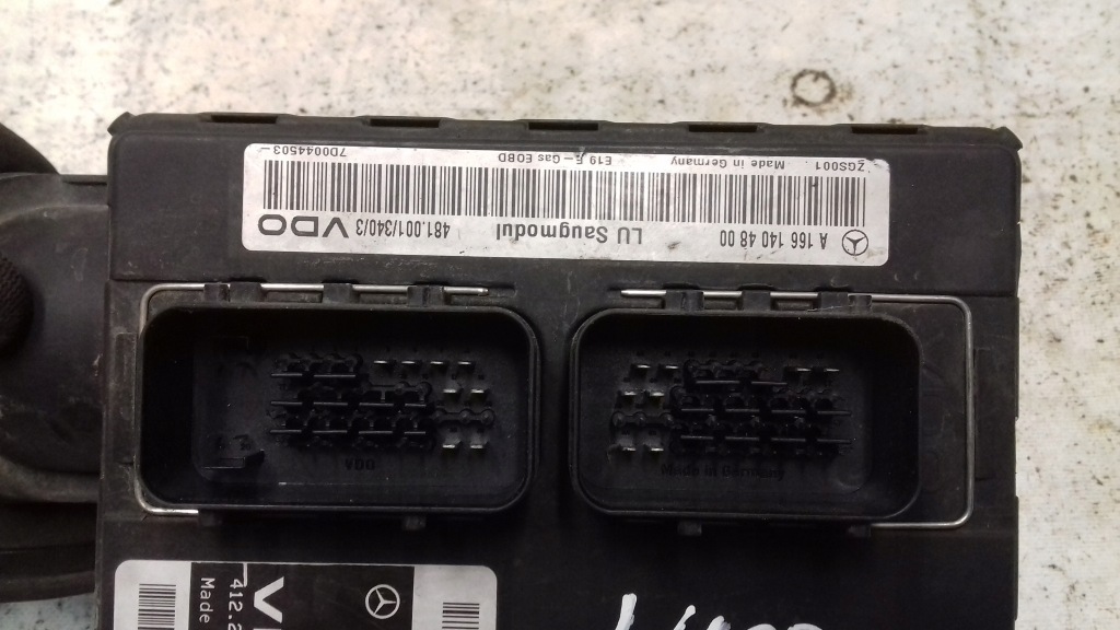 Бортовой компьютер блок управления двигателя a1661500279 mercedes a klasa w168 1.9 b 97- в Украине