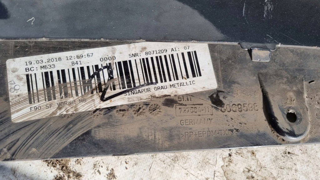 фото №15, Бампер bmw 5 m5 f90 17-20 перед pdc