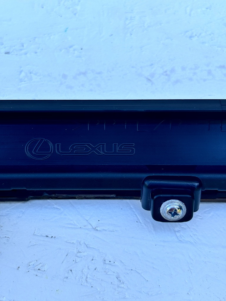 фото №12, Lexus es vii 2018- спойлер накладка молдинг бампера хром задня 52105-33020