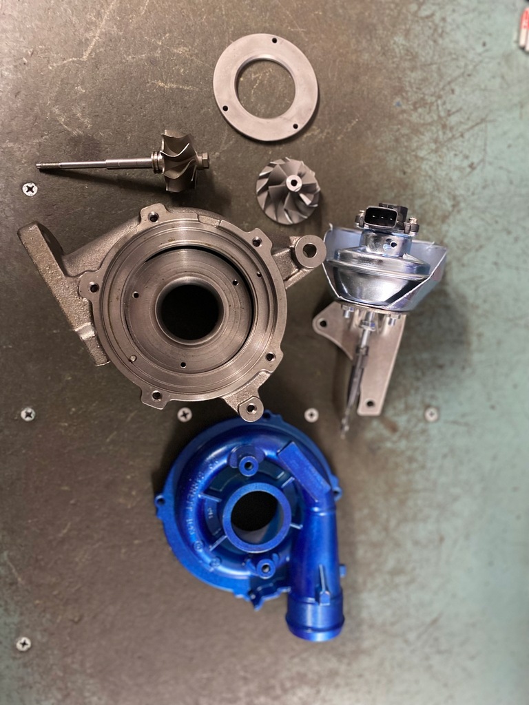 фото №9, Турбонагнетатель турбина e60 bmw 525 530 730 3.0 d 231 235 km 758351