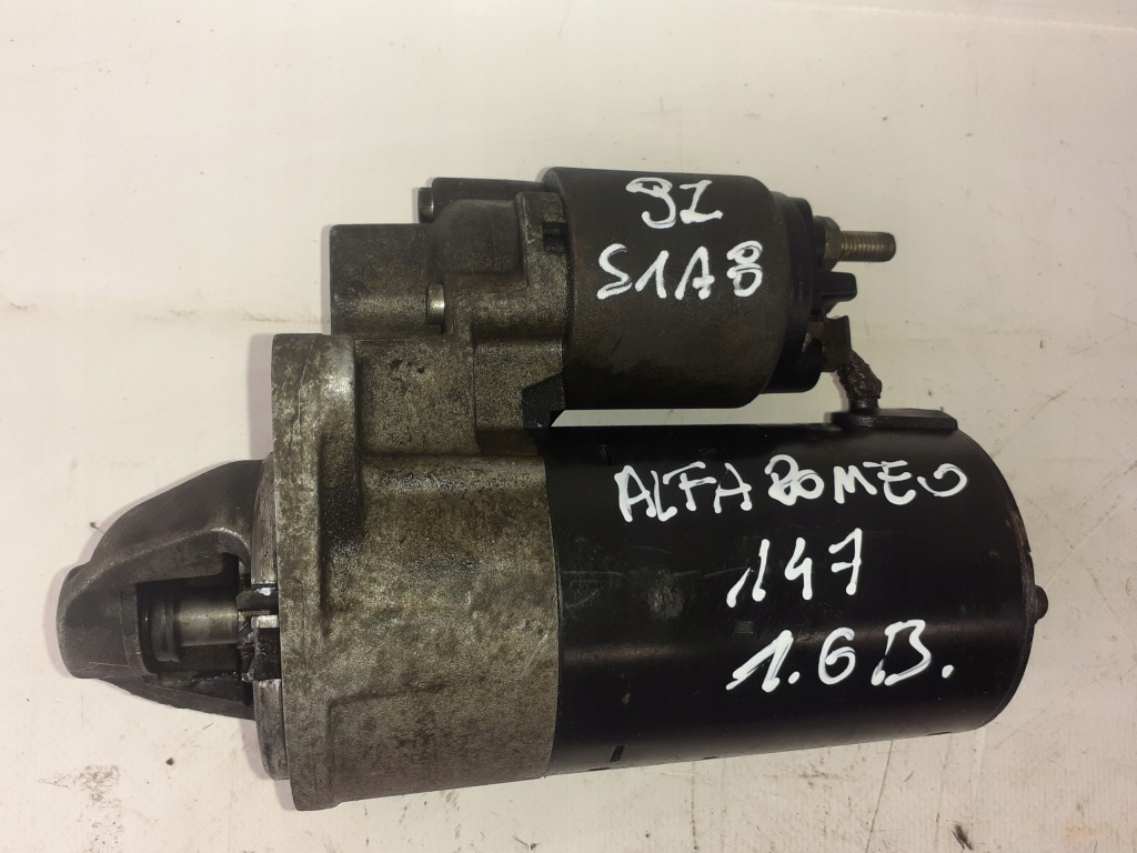 фото №3, Alfa romeo 147 1,6 16v стартер 9z