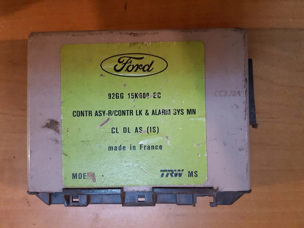 фото №1, Бортовий комп'ютер блок керування двигуна ford scorpio