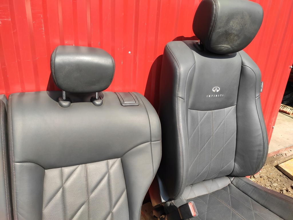 фото №7, Infiniti fx30d салон сидіння сидіння заднє сидіння обшивки комплект шкіра ładne