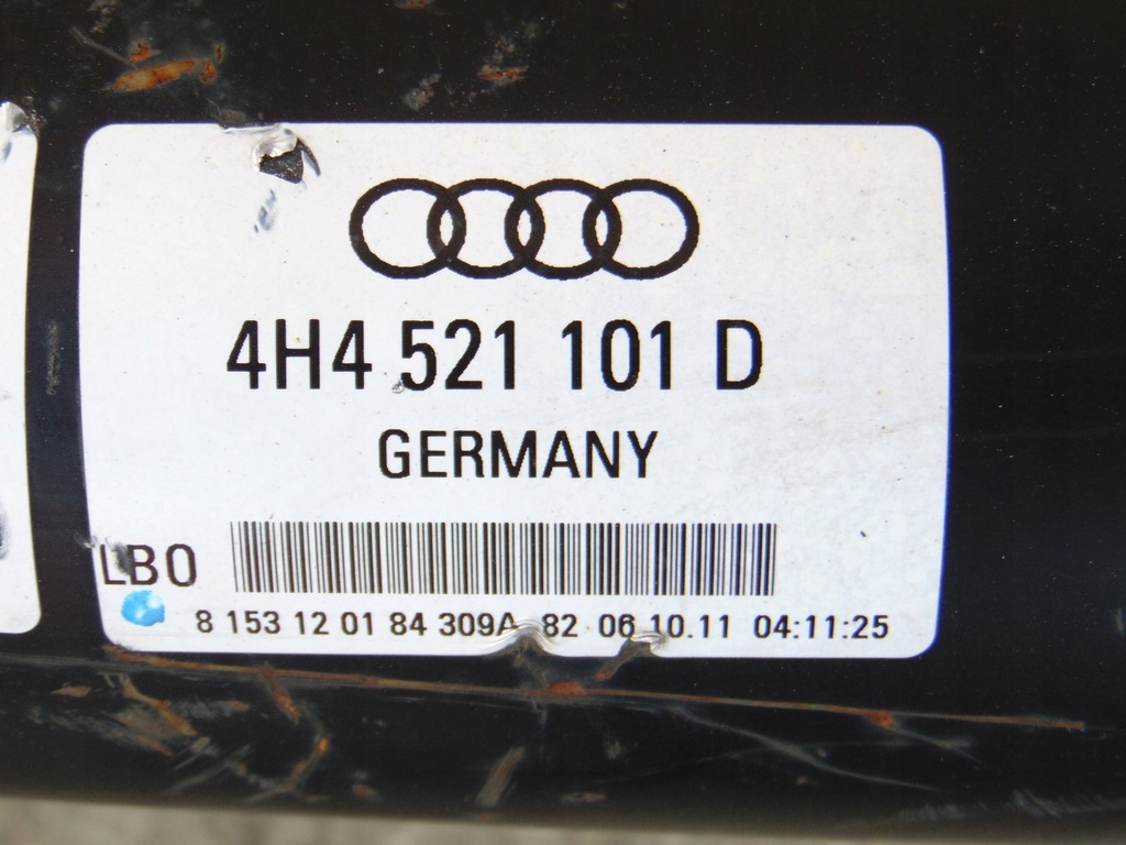 фото №12, Wał приводной audi a8 d4 long 4h4521101d tfsi tdi