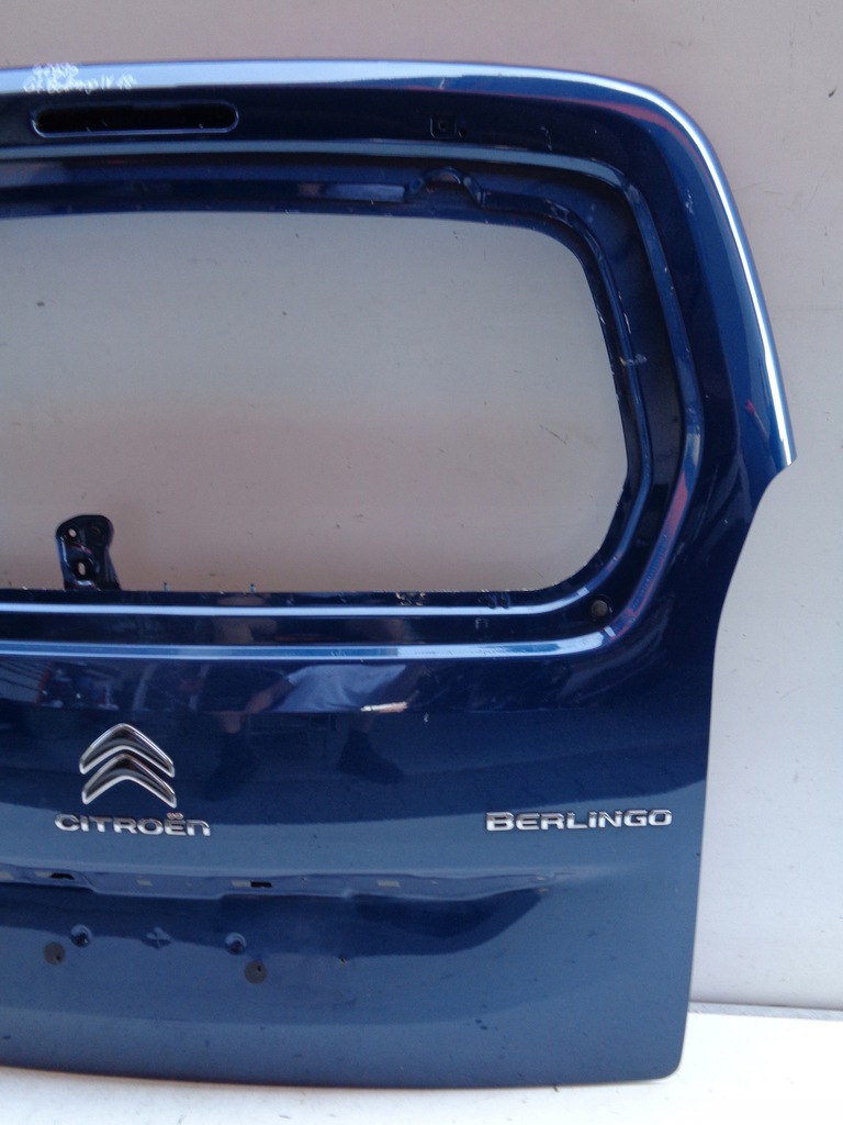 фото №2, Кришка багажника задня citroen berlingo iv 18- rifter partner combo e nr 41895