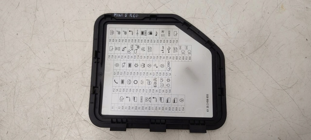 фото №2, Крышка предохранителей mini cooper r60 countryman 2,0d