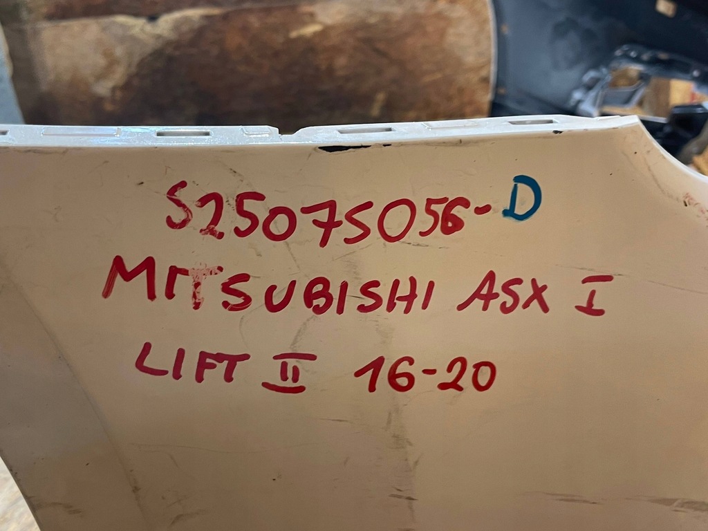 фото №10, Mitsubishi asx i 1 lift 16-19 бампер перед передній