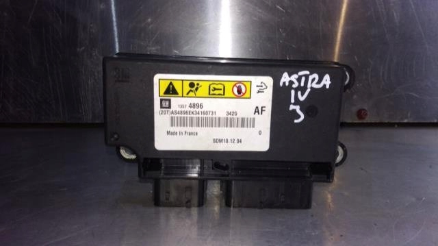фото №1, Датчик air bag подушка безпеки opel astra iv j