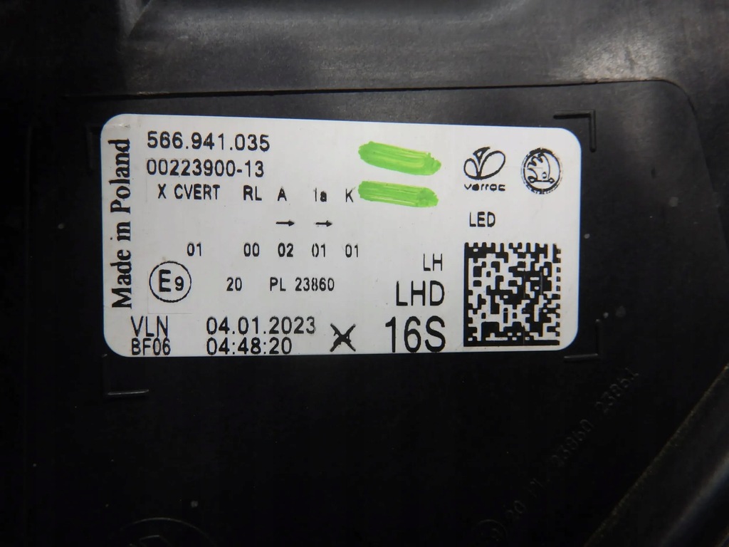 фото №12, Skoda kodiaq 2023 перед сторона ліва лампи передні