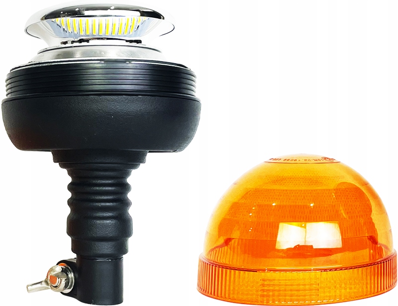 фото №3, Лампа попереджувальна kogut led 12v 24v штифт flex