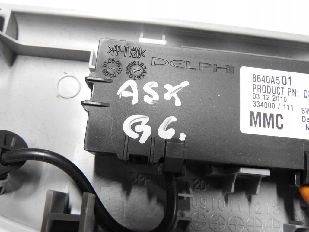 фото №7, Mitsubishi asx i 10-12 модуль сигналізація датчик руху 8640a501 8670a047