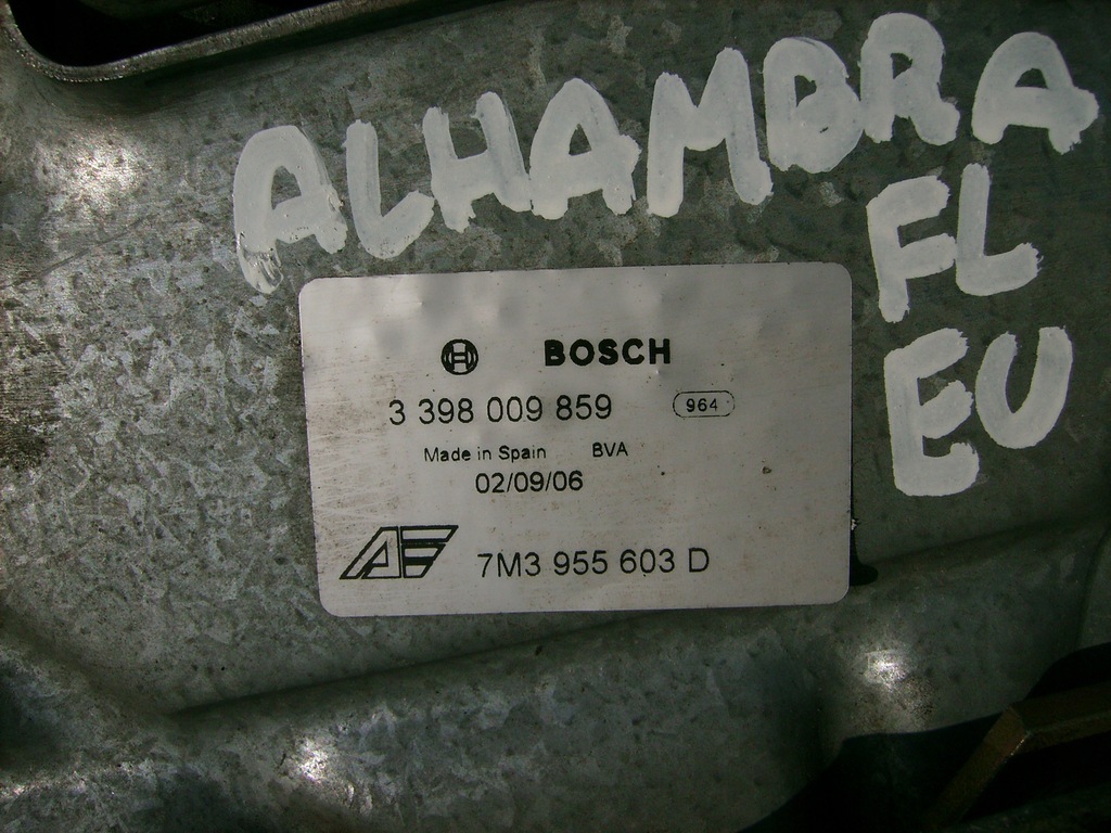 фото №7, Механізм двірник перед alhambra lift sharan