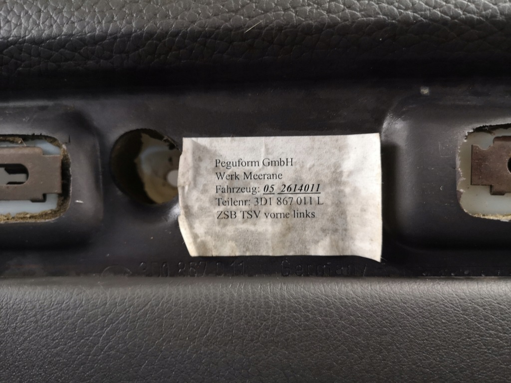 фото №15, Обшивка двері лівий перед vw phaeton eu 3d1867011l