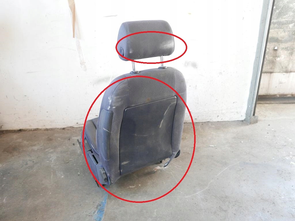 фото №7, Сиденье левый водителя martimblau audi a4 b6 5d 00-04