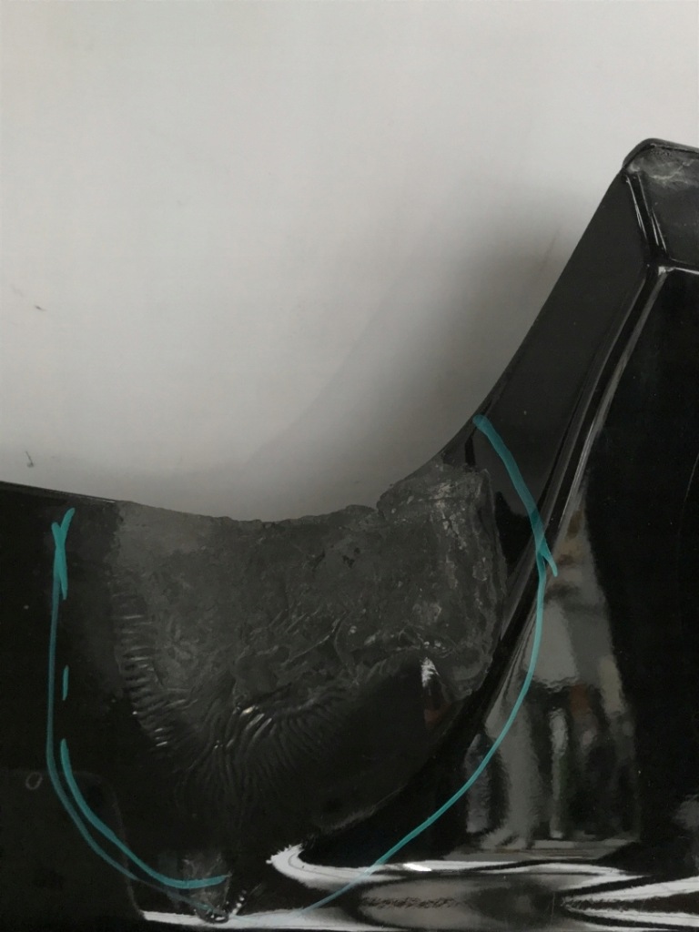 фото №9, Vw golf vii 5g диффузор спойлер r-line накладка dół 5g6807568n