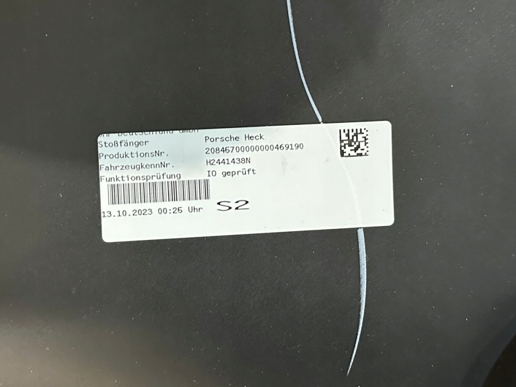 Porsche 911 turbo s задний бампер rear бампер 992807900b Оригинал