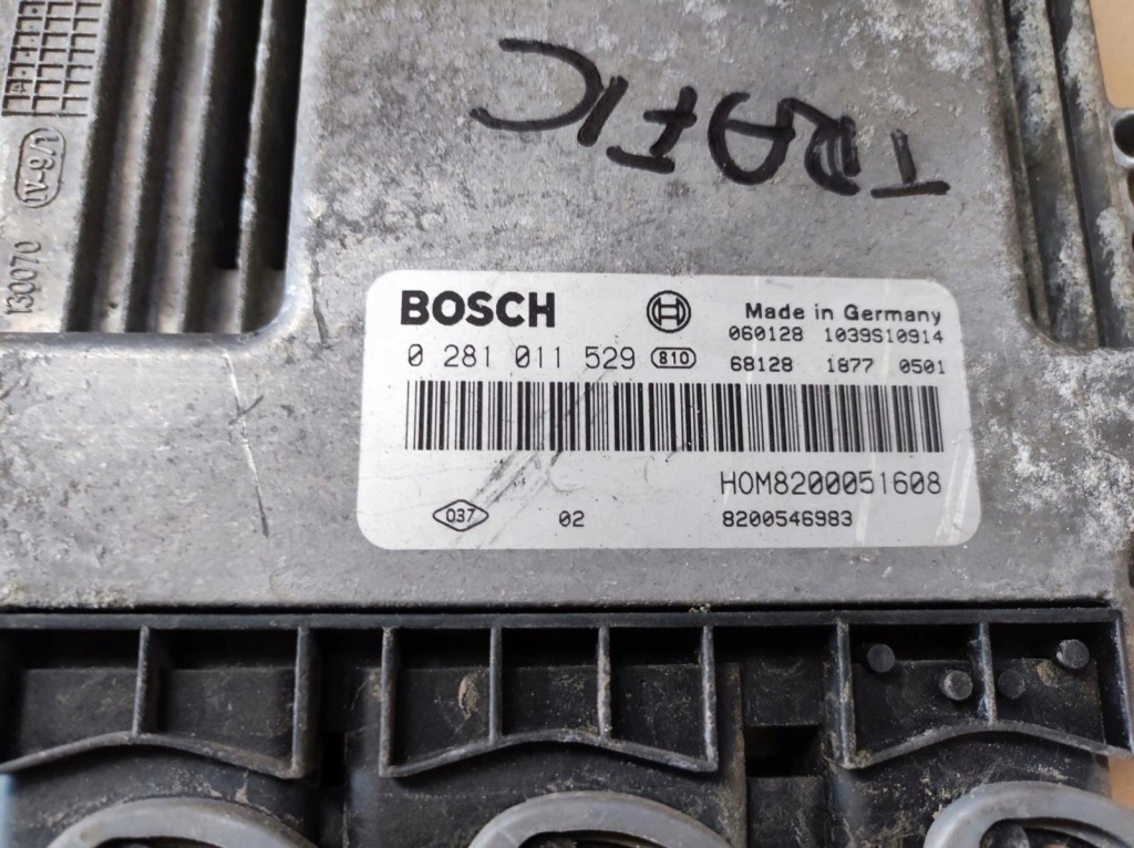 фото №2, Trafic ii бортовой компьютер блок управления двигателя 0281011529