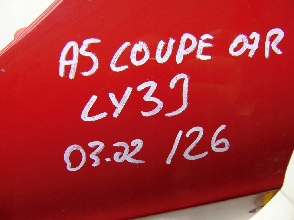 фото №12, Крыло левый перед передний audi a5 8t coupe 3d 07-