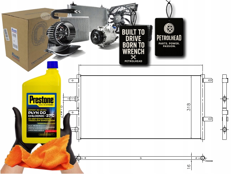 фото №1, Радіатор двигуна додаткова iveco daily v daily #petrolhead pro+ kit5