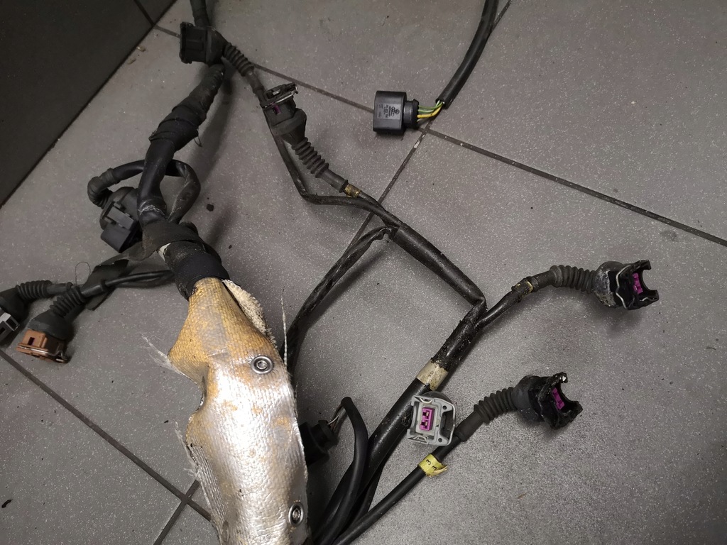 фото №13, Жгут двигателя audi a8 d2 2.8 uk amx 4d2971713al