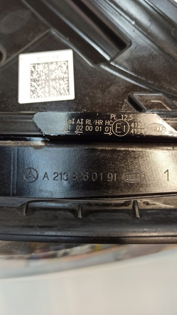 фото №3, Лампа права перед led mer w213 a2139068006 rhd