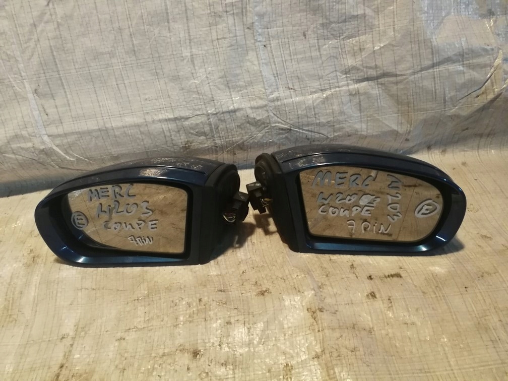 фото №1, Mercedes w203 coupe зеркало правое 7pin europa