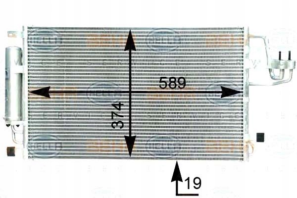 фото №1, Behr hella конденсатор кондиціонера hyundai tucson 2