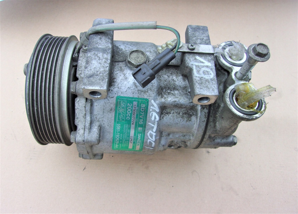 фото №1, Fiesta mk6 fusion 1.6 tdci компресор кондиціонера