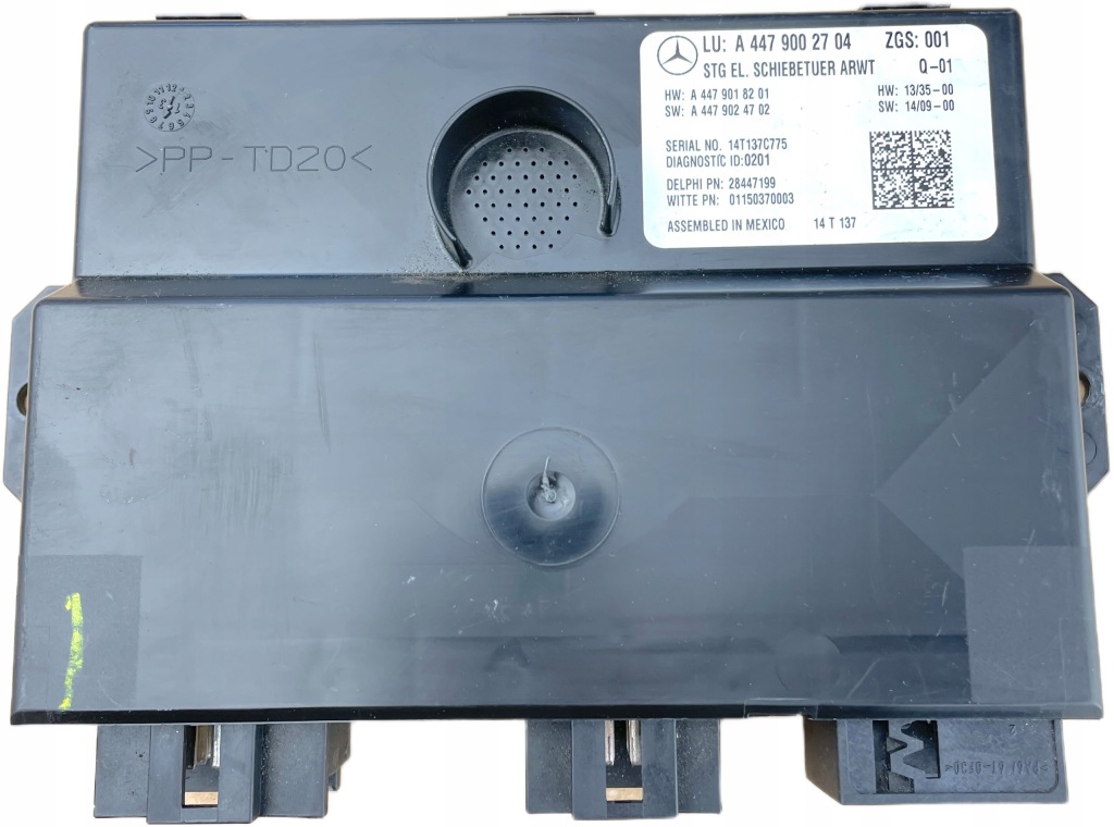 Купити Mercedes w447 v klasa модуль блок керування бортовий комп'ютер a4479002704